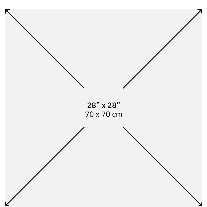70 x 70 cm