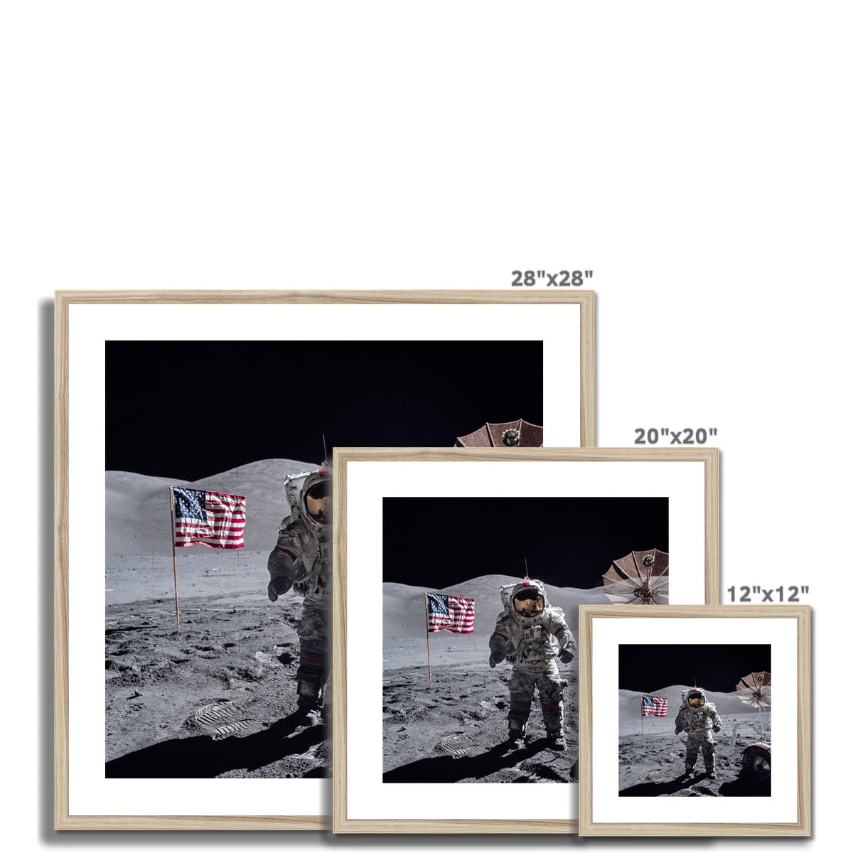 Portrait of Cernan Framed & Mounted Print