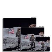 Portrait of Cernan Photo Art Print