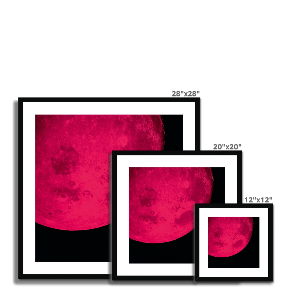 Red Moon Framed & Mounted Print