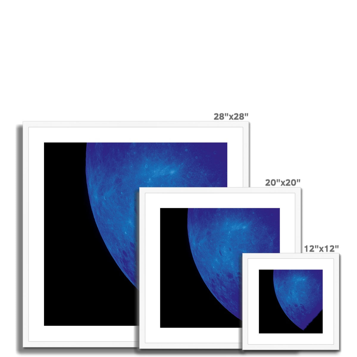 Blue Moon Framed & Mounted Print