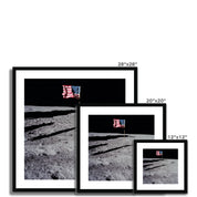 Moon & Stripes Framed & Mounted Print