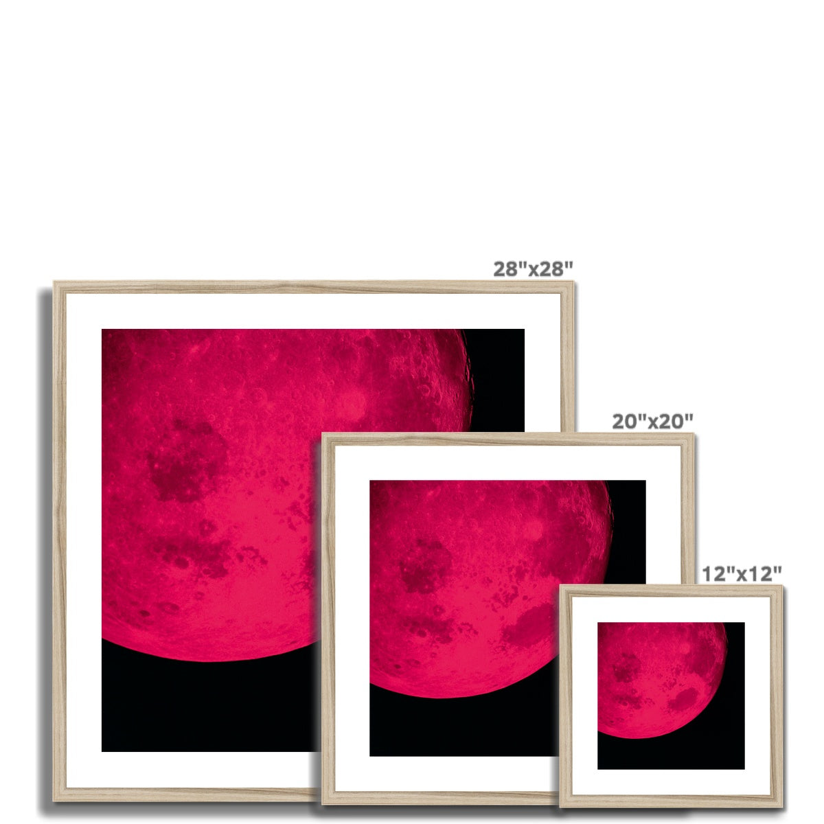 Red Moon Framed & Mounted Print