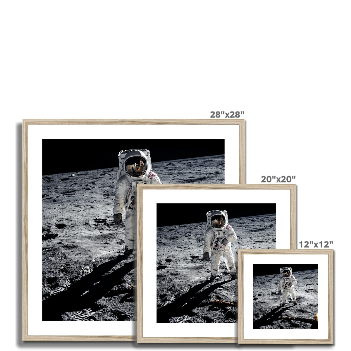 Aldrin's EVA Framed & Mounted Print