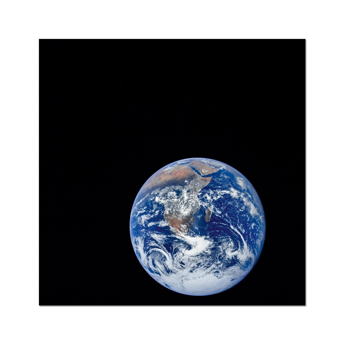 Blue Marble Photo Art Print