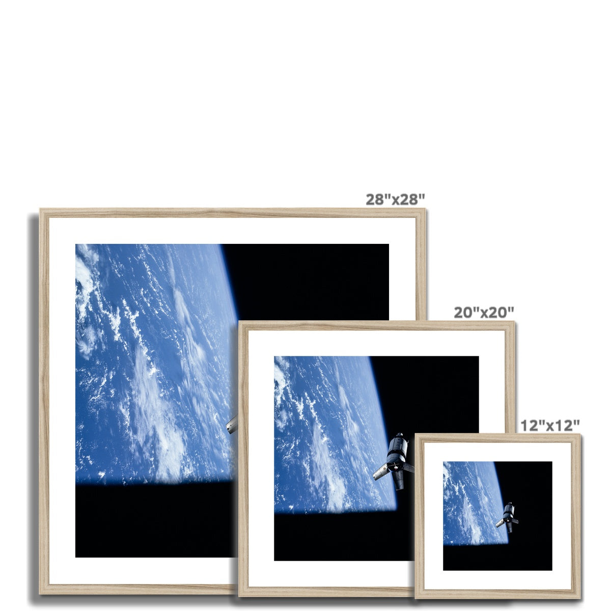 Saturn S-IVB Framed & Mounted Print