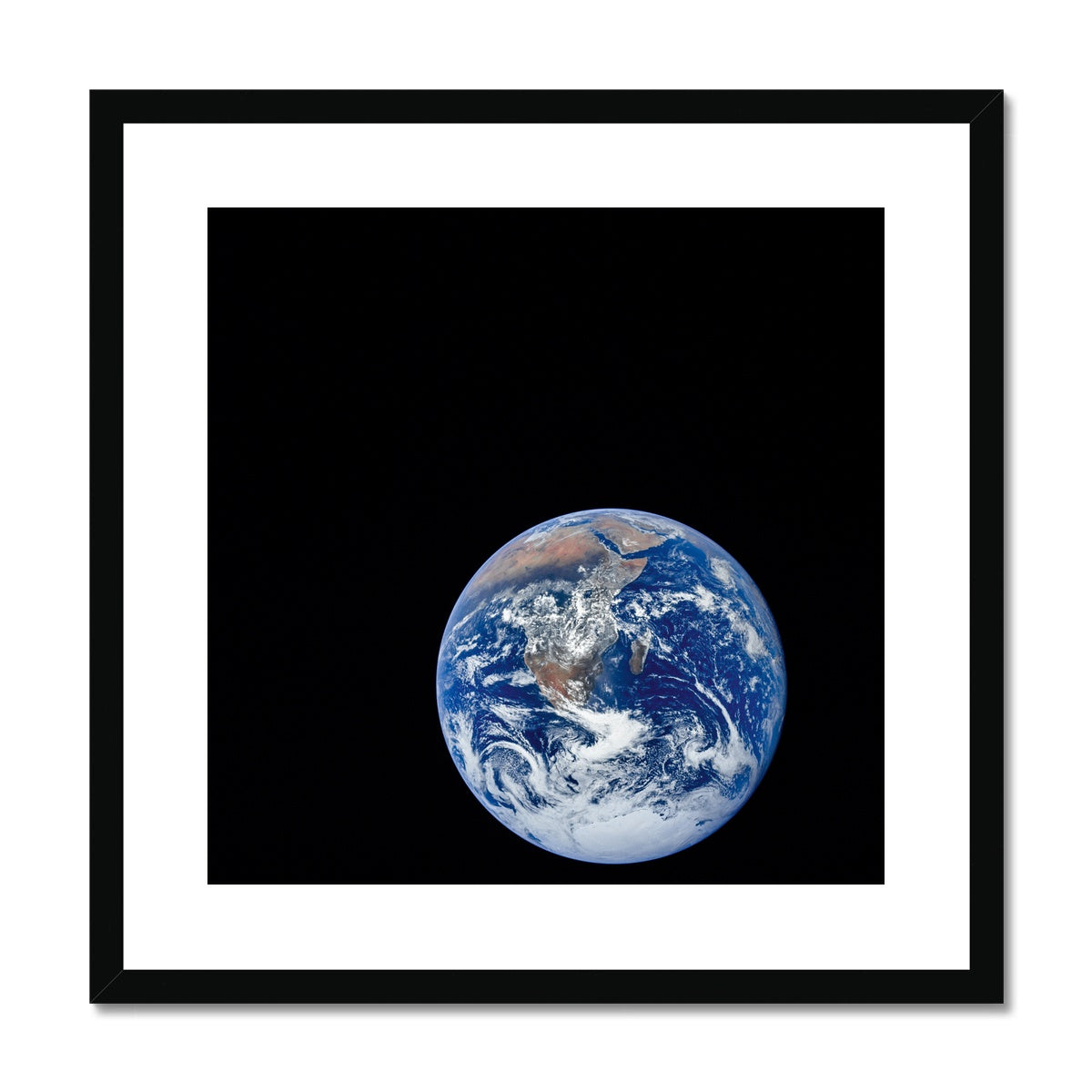 Blue Marble Framed & Mounted Print
