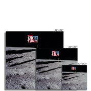 Moon & Stripes Photo Art Print