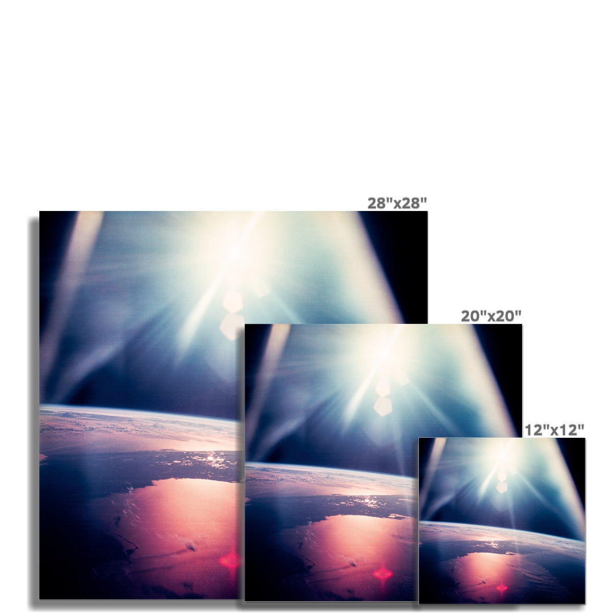 Mesmerising Sun Photo Art Print