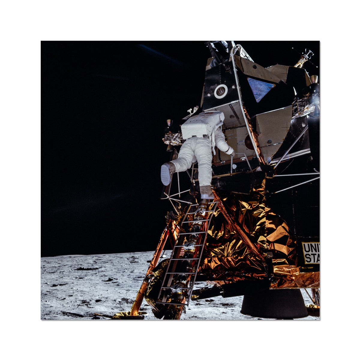 Aldrin's Descend Photo Art Print