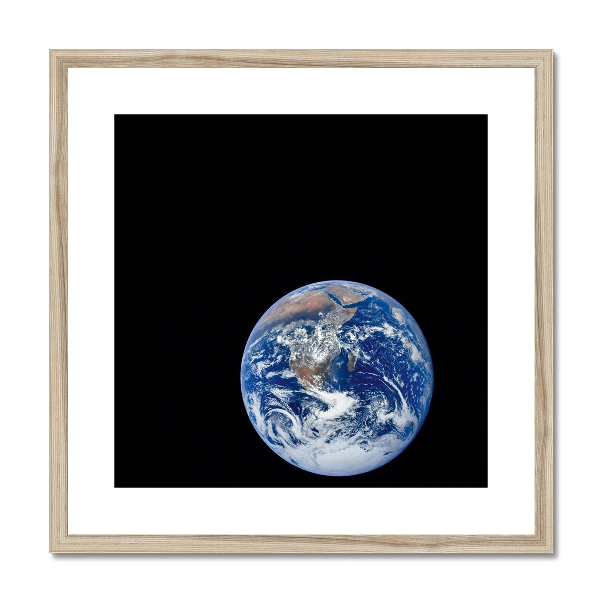 Blue Marble Framed & Mounted Print