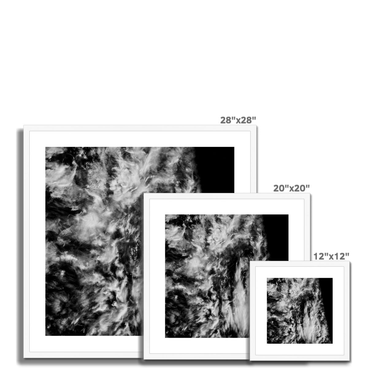 Cloud Cover Framed & Mounted Print