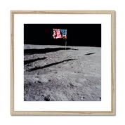 Moon & Stripes Framed & Mounted Print