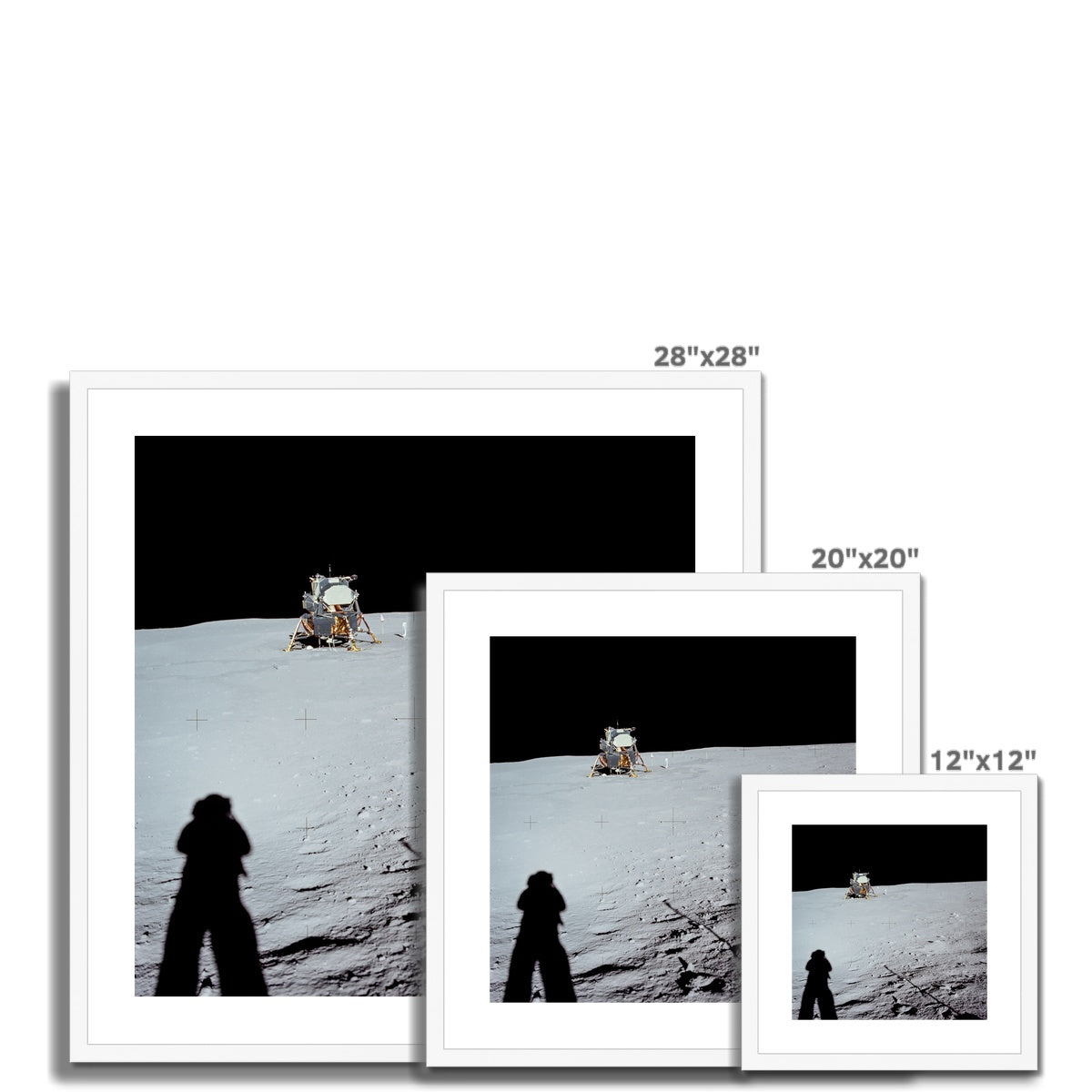 Armstrong's Shadow Framed & Mounted Print