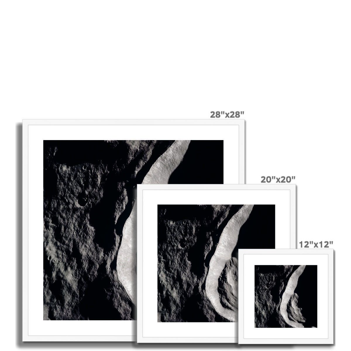 Godin Crater Framed & Mounted Print