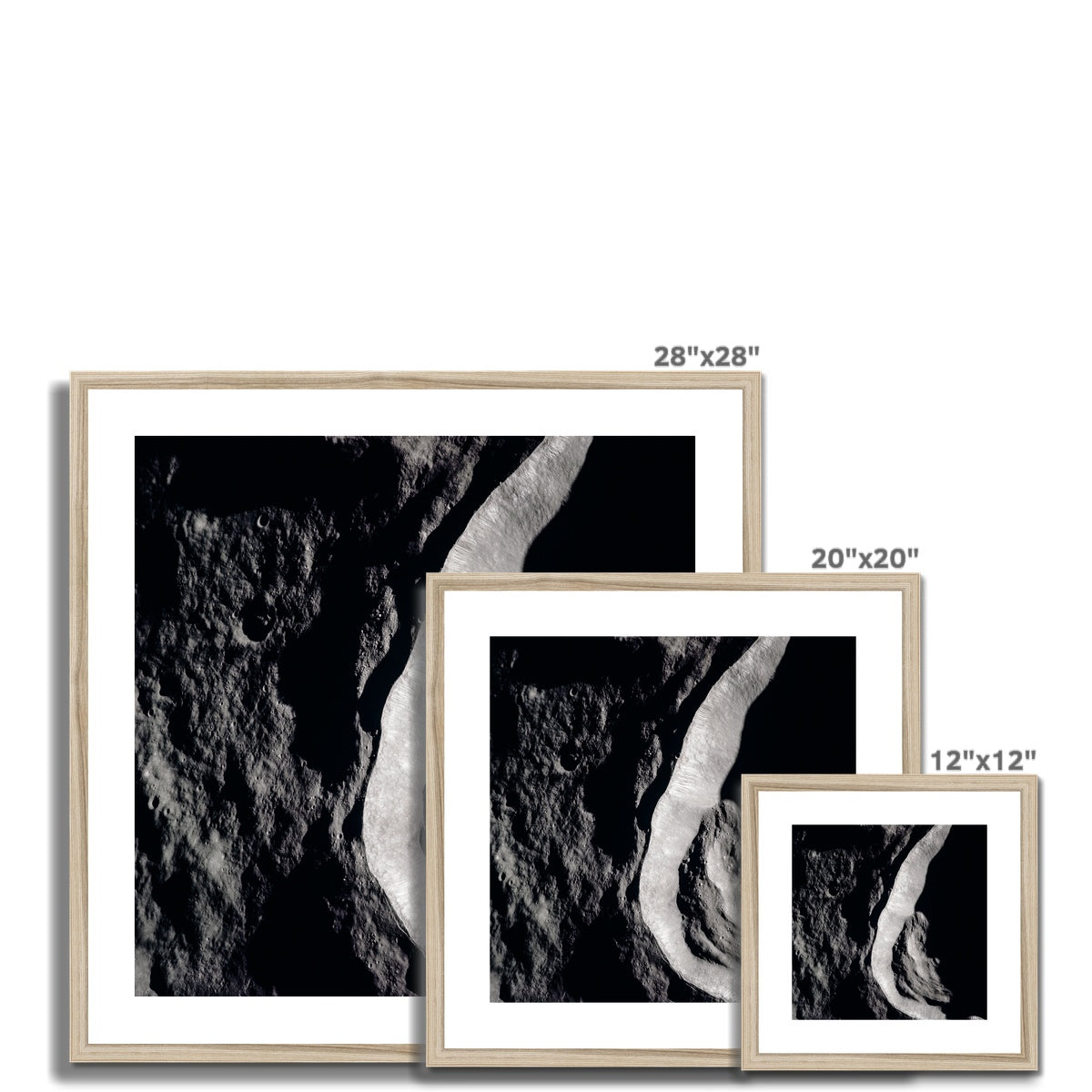 Godin Crater Framed & Mounted Print