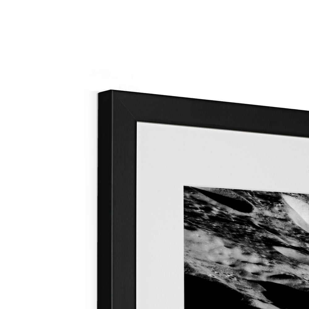 Daedalus Crater Framed & Mounted Print