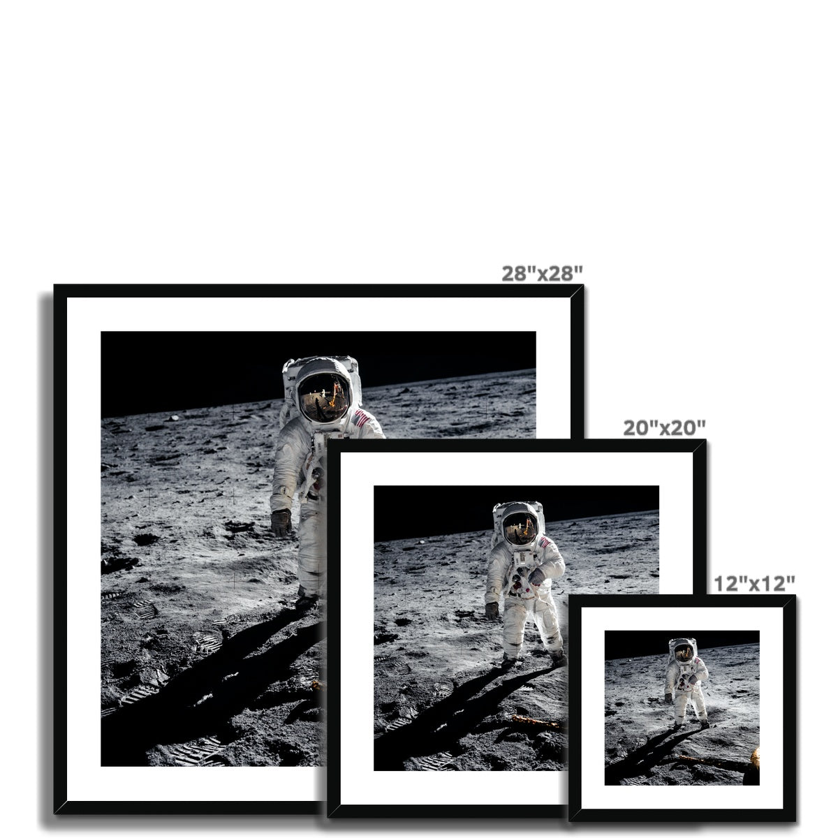 Aldrin's EVA Framed & Mounted Print