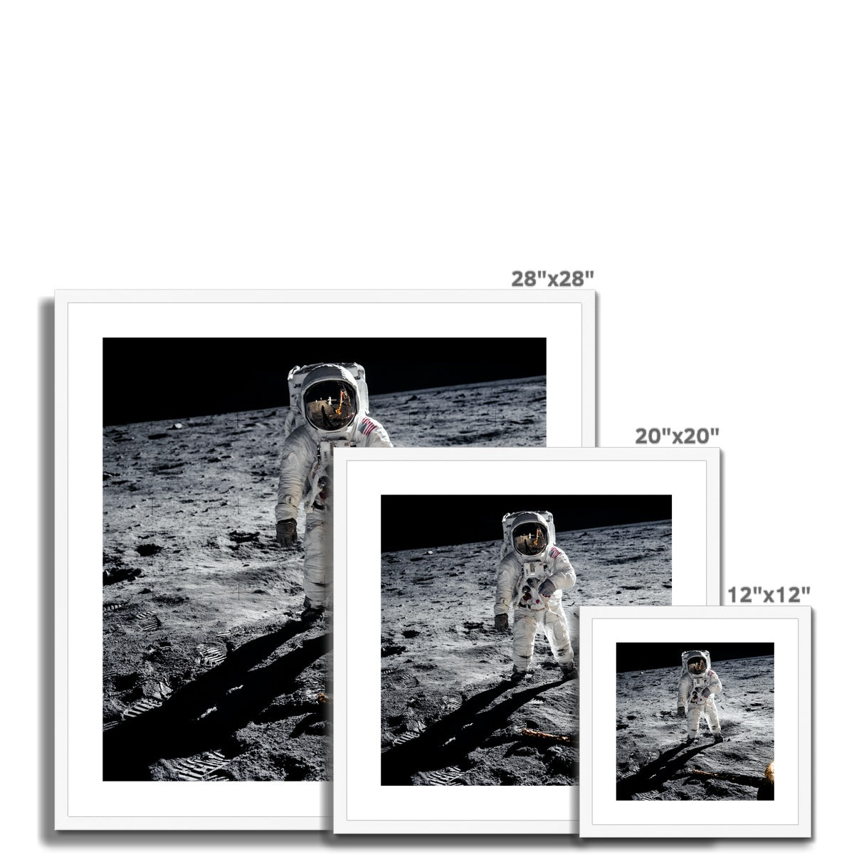 Aldrin's EVA Framed & Mounted Print