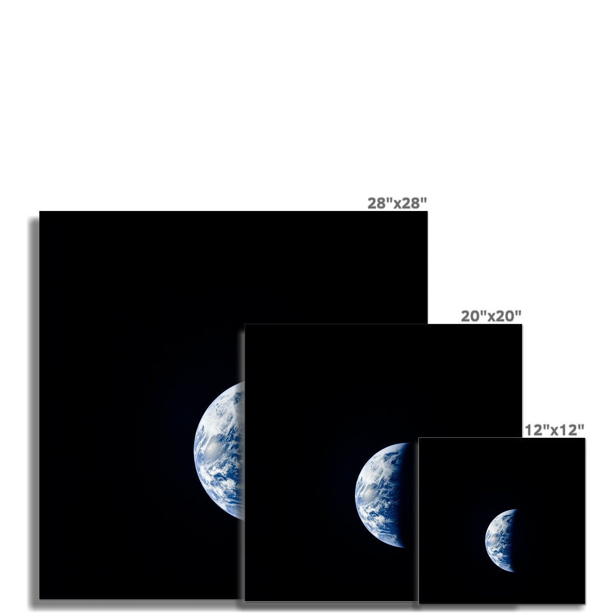 Crescent Earth Photo Art Print