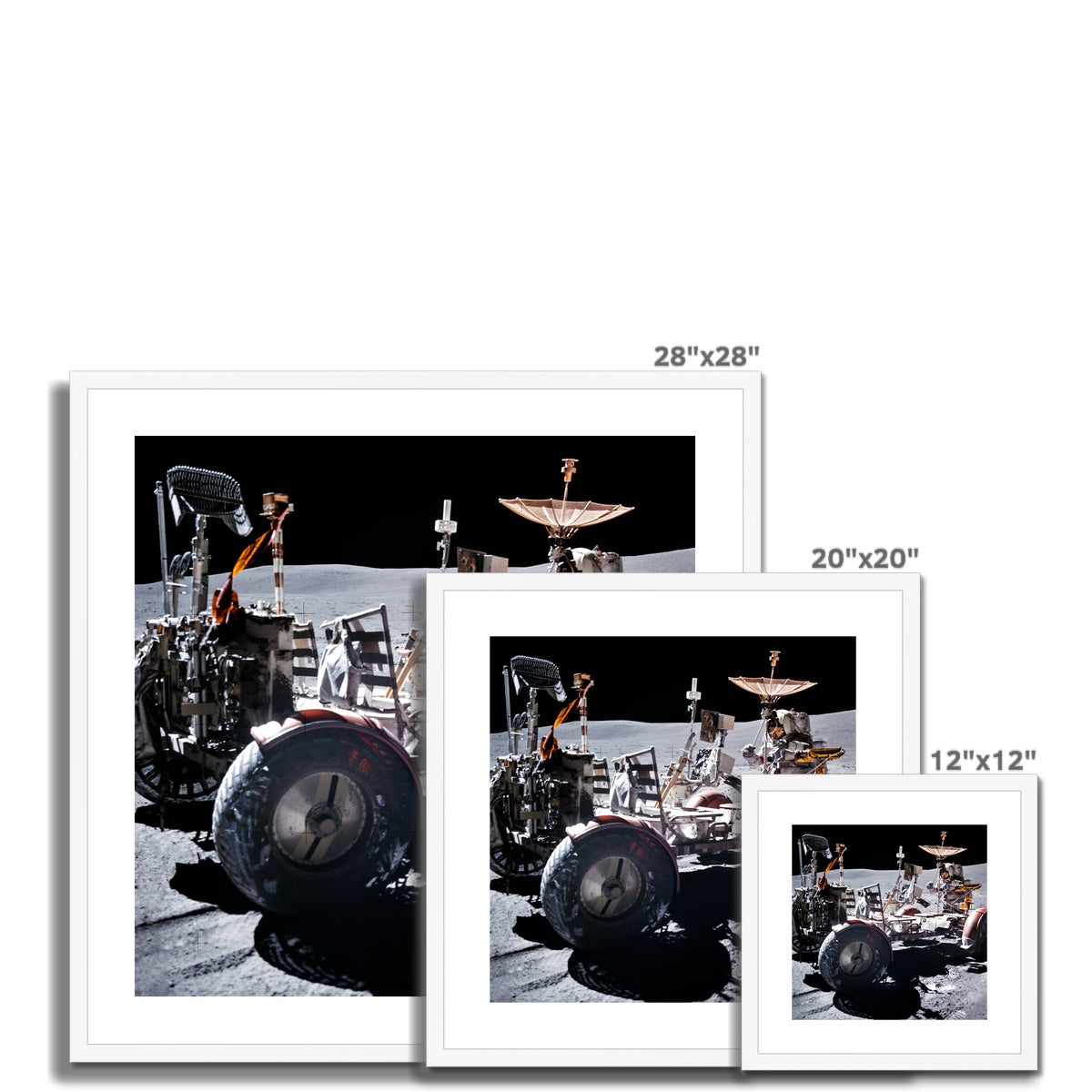 High-gain Antenna Framed & Mounted Print