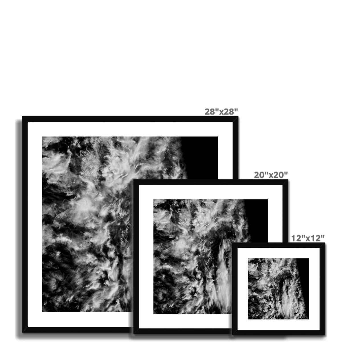 Cloud Cover Framed & Mounted Print