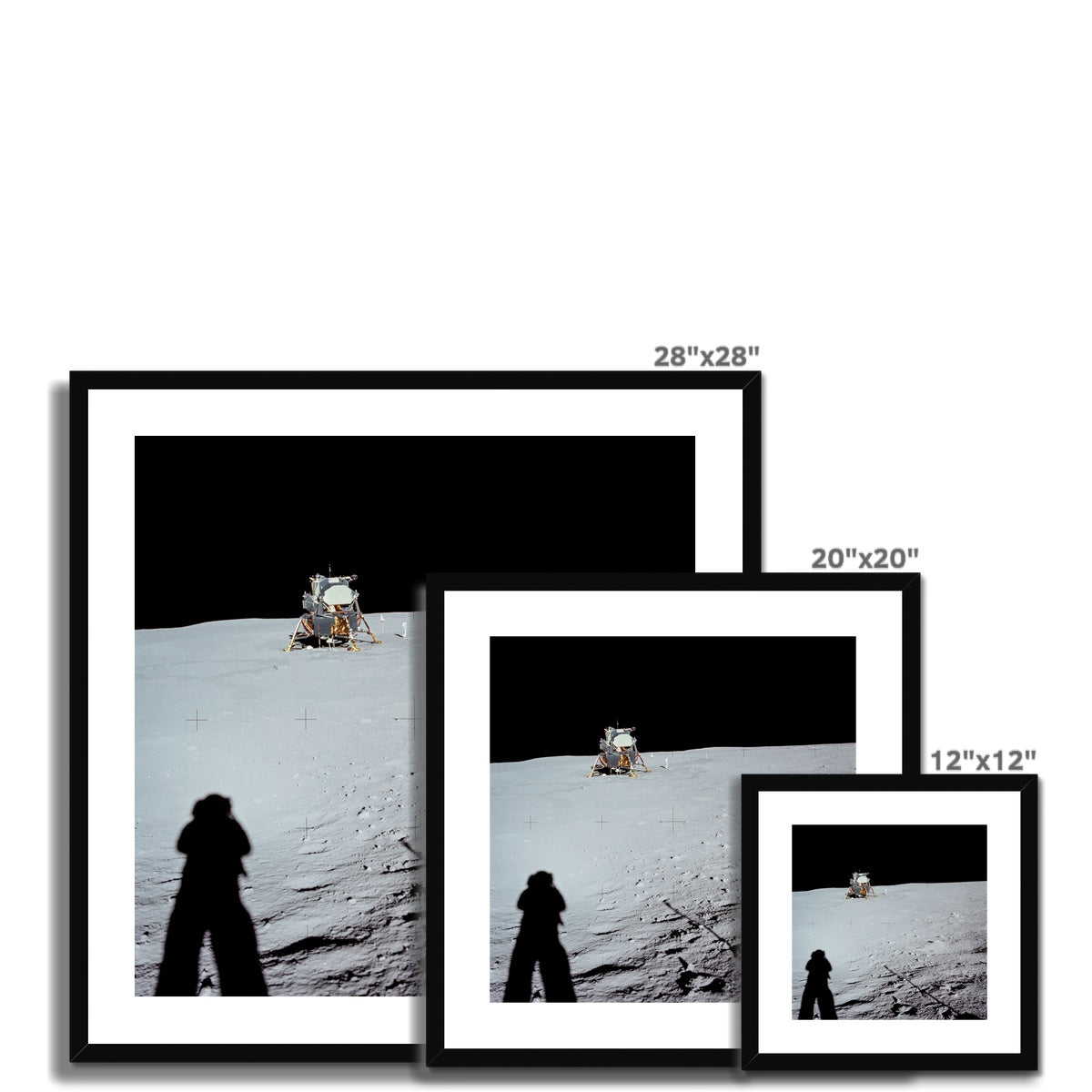 Armstrong's Shadow Framed & Mounted Print