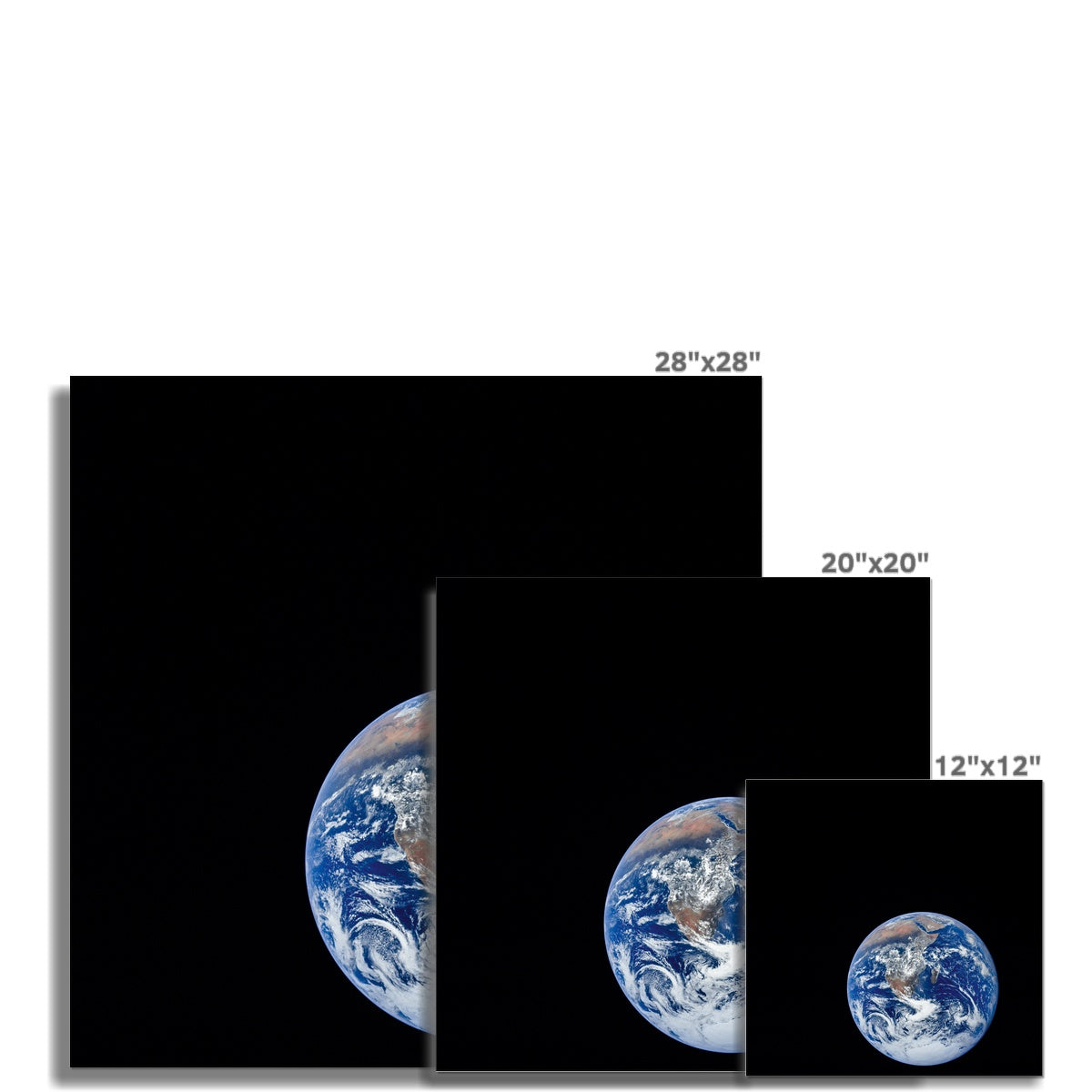 Blue Marble Photo Art Print
