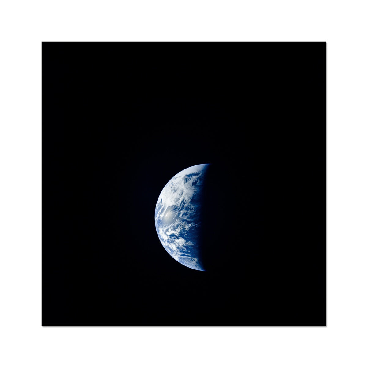 Crescent Earth Photo Art Print