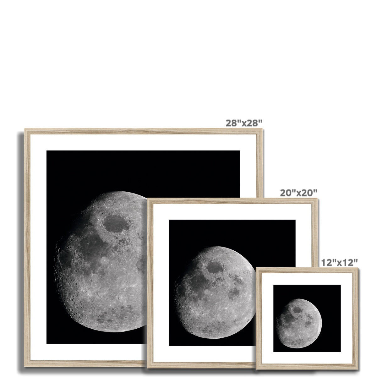 Moon Glory Framed & Mounted Print