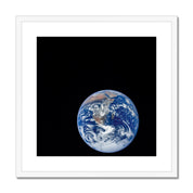 Blue Marble Framed & Mounted Print