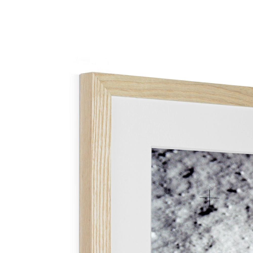 Aldrin's Footprint Framed & Mounted Print