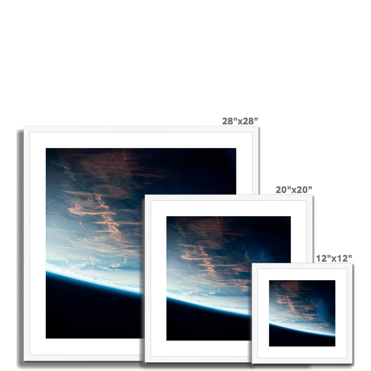 Earth Coast Framed & Mounted Print