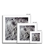 Aldrin's Footprint Framed & Mounted Print