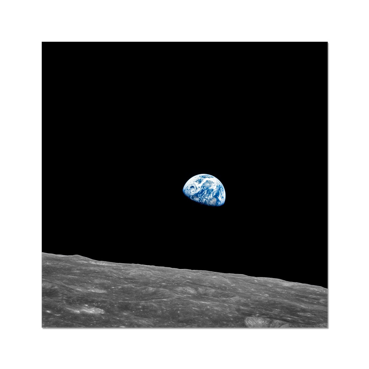 First Earthrise Photo Art Print