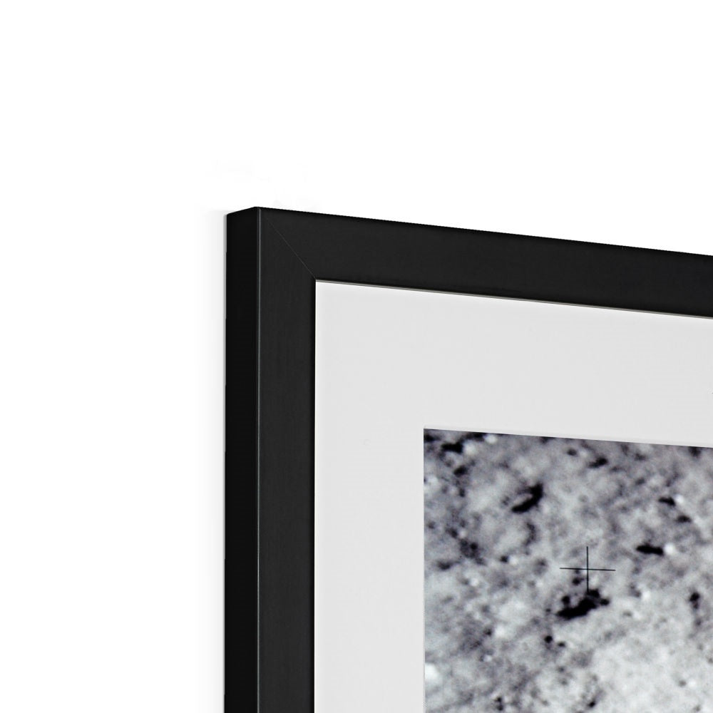 Aldrin's Footprint Framed & Mounted Print