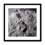 Aldrin's Footprint Framed & Mounted Print