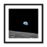 First Earthrise Framed & Mounted Print