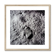 Aldrin's Footprint Framed & Mounted Print