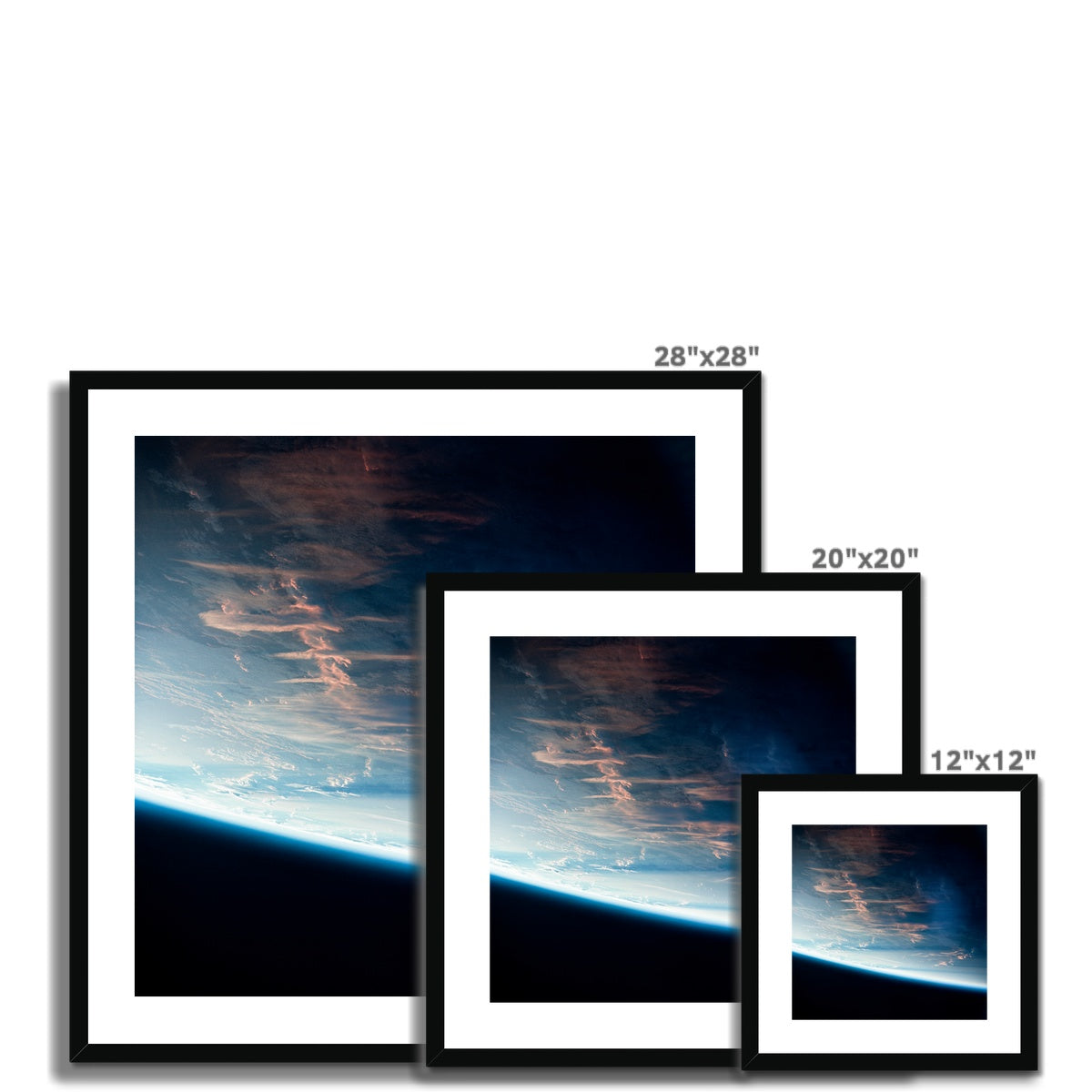 Earth Coast Framed & Mounted Print