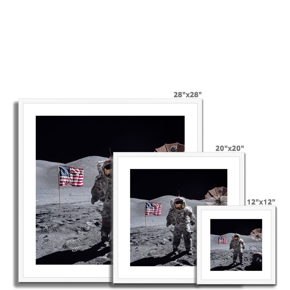 Portrait of Cernan Framed & Mounted Print