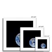Blue Marble Framed & Mounted Print
