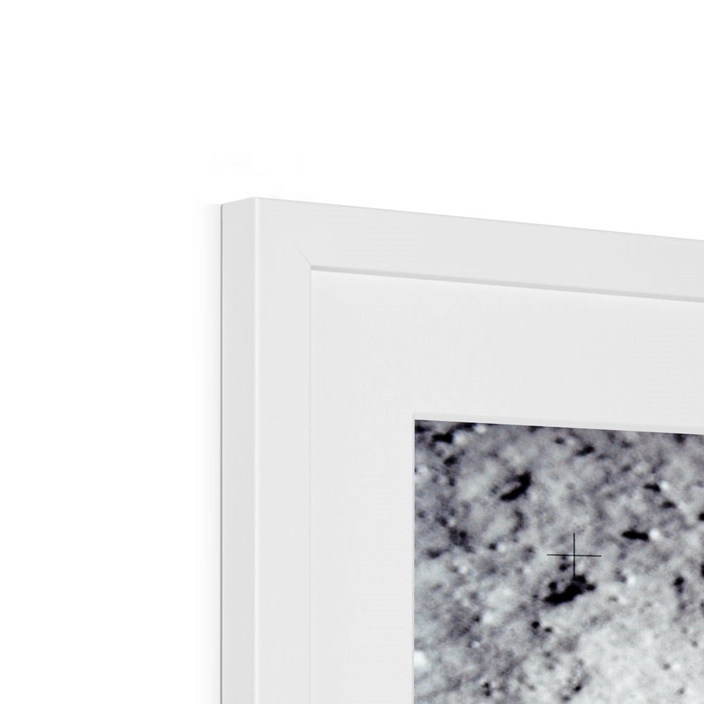 Aldrin's Footprint Framed & Mounted Print